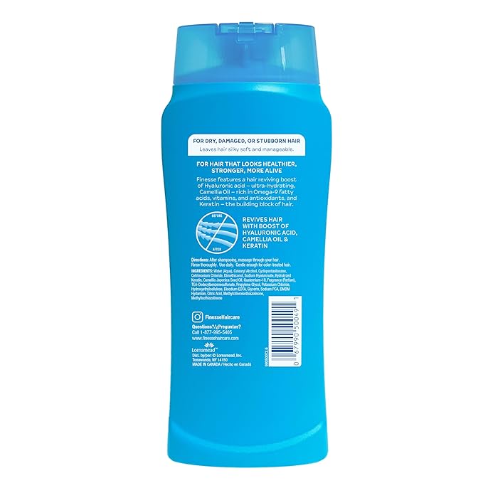 FINESSE Restore + Strengthen Moisturizing Conditioner, 24 oz, Moisturize & Repair Dry or Damaged Hair for Soft, Healthy Looking Hair
