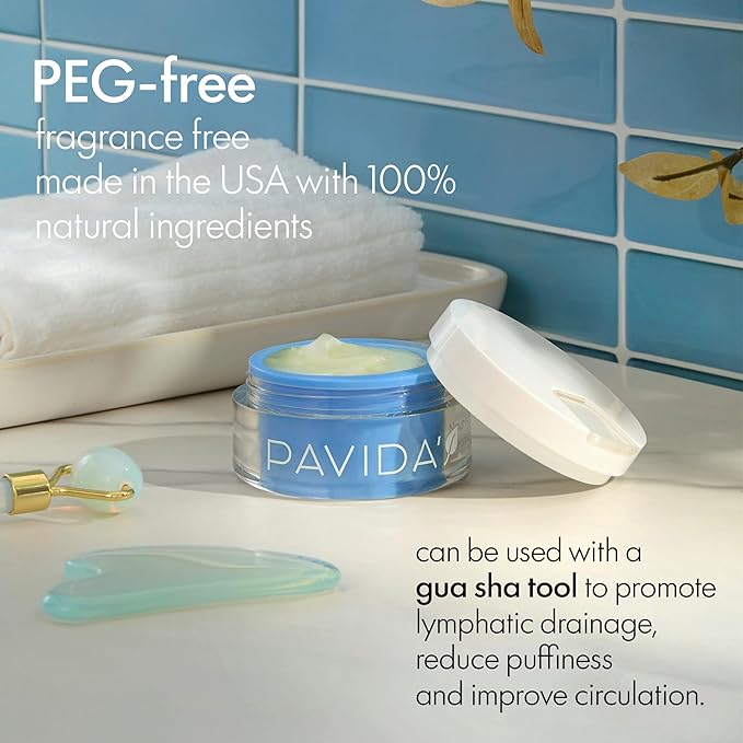 Cleansing Balm Makeup Remover – All Natural PEG-Free Formula, Gently Melts Waterproof Makeup & SPF, Vegan Nourishing Skin Cleanse for All Skin Types, 50ml | PAVIDA'S