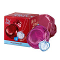 fwee Glowy Jelly Pot + Keychain SET | Dewy Jelly Lip & Blush Color, Tinted Glow Jelly Balm, Dewy Buildable Finish – Compote (Mauve Berry) | 0.14 oz