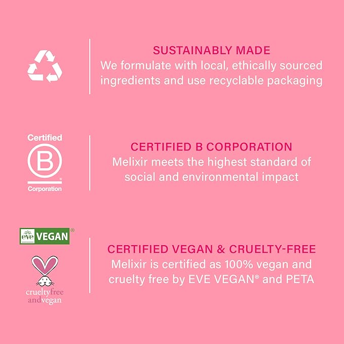 Melixir Vegan Lip Treatment, Sheer Tinted Lip Balm for Instant Hydration & Shine, Moisturizing Lip Gloss, Infused with Vegan Collagen & Jojoba Oil, Cruelty-Free, Korean Skincare-0 Glass(0.5oz/15g)