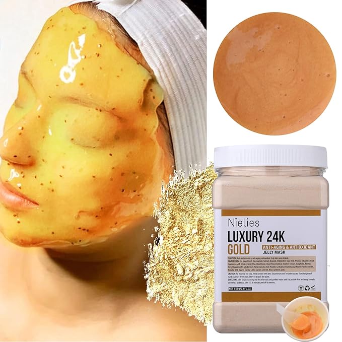 Jelly Mask for Facial Professional- Peel off Hydro Face Mask Powder for Hydrating & Cleaning - 23 Fl oz (24k)