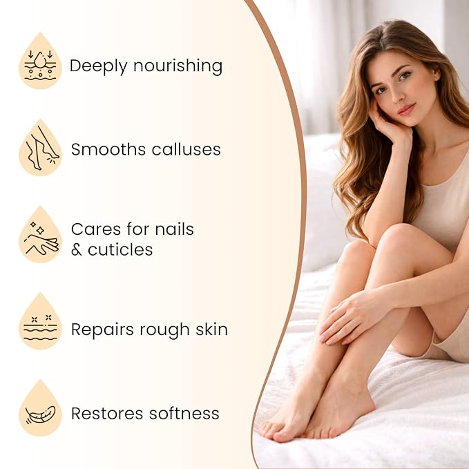 BLOOMORA Moisturizing Hand & Foot Mask Set with Shea Butter, Jojoba Oil & Vitamin E, Foot Mask for Dry Cracked Feet & Hand Moisturizer Gloves, 6 Hydrating Socks, 6 Moisturizing Gloves (6 pairs each)
