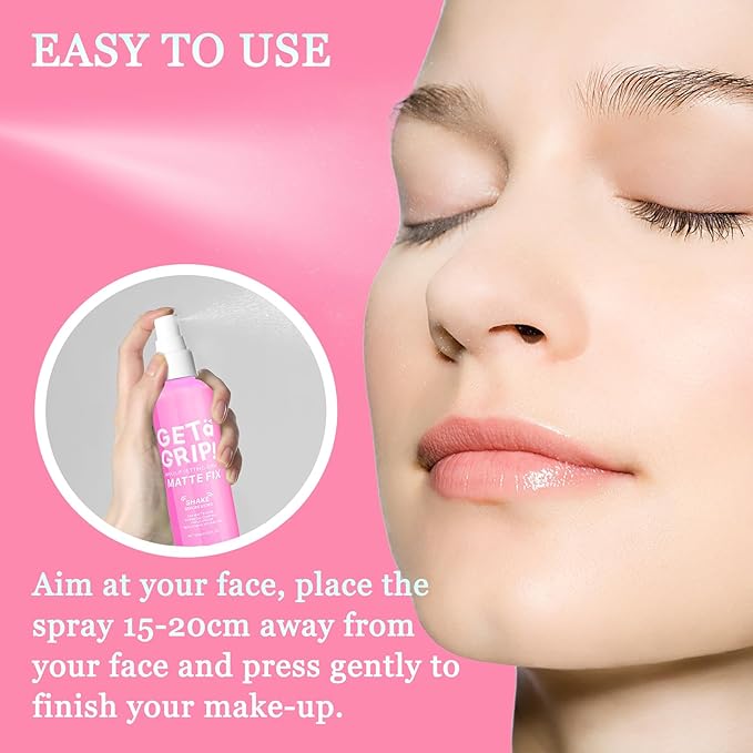 2PCS Dewy and Matte Setting Spray,Long-lasting Makeup Setting Spray for 12 HR Wear,Hydrating Oil Control Face Makeup Mist Set,Waterproofing Facial Mist for Natural Finish, 2.03 Fl Oz