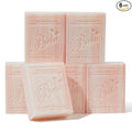 BELA Romantic Gardenia Soap 3.3 OZ Pack of 6, Long Lasting French Triple Milled Bar Soap with Organic Shea Butter Hand, Face and Body Wash Bar, Made in Australia