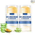 2pcs Urea Cream Stick 60% plus Salicylic Acid 2%, Maximum Strength Urea Foot Cream for Dry Cracked Heels, Feet Callus Remover, Hands Knees Exfoliating Dead Skin, Softening Skin Moisturizer Lotion
