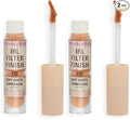 Revolution, IRL Filter Finish Concealer, Full Coverage, Oil-Free, Long-Lasting & Lightweight Formula, Infused with Hyaluronic Acid, Vegan & Cruelty-Free, C12, 0.21 oz (Pack of 2)