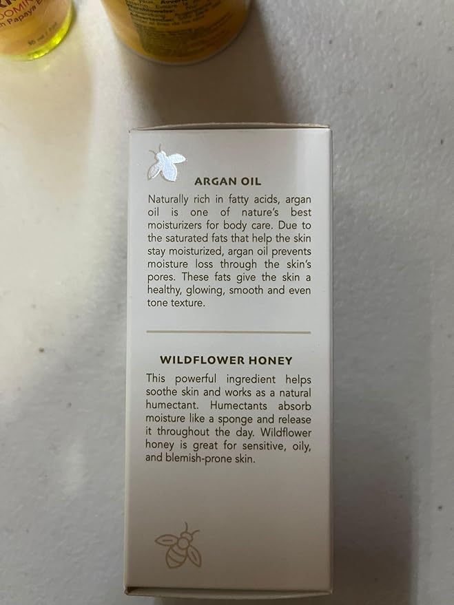 Lighten-Up Honey, Skin Brightening Serum - 1 fl oz / 30ml - Formulated to Fade Dark Spots, Skincare Serum - with Agran Oil, Aloe Vera & Rose Water