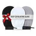 LOTTA Exfoliating Gloves for Dead Skin Removal & Skin Cell Renewal, Vegan Viscose Body Scrubber Mitt for Self-Tanning & Keratosis Pilaris, Kessa Korean Washcloth for Bath