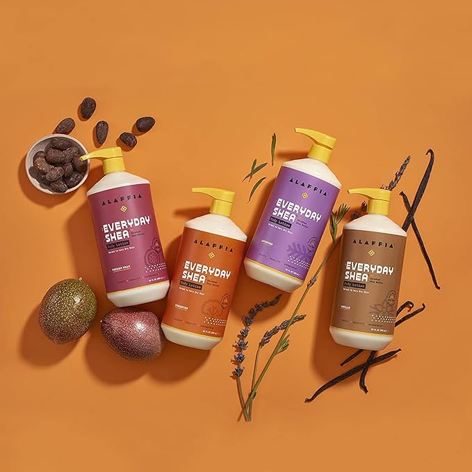 Alaffia Conditioner, Unscented 2-Pack – EveryDay Shea Moisture-Rich Conditioner with Shea Butter and Coconut Oil, 32 Oz Ea
