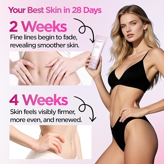 Firming Smoothing Body Cream – Targeted Anti-Cellulite & Skin Sagging Care, Advanced Tightening Cream for Thighs, Stomach & Butt | Visible Lifting, Sculpting & Anti-Aging Moisturizer