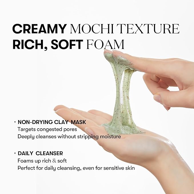 VT COSMETICS CICA Mask Cleanser, 2-in-1 Facial Wash, Non-Drying Clay Mask, Gentle Pore Care, Exfoliating, Hydrating, Centella Asiatica for Acne-Prone & Sensitive Skin, Korean Skincare (4.05 fl. oz)