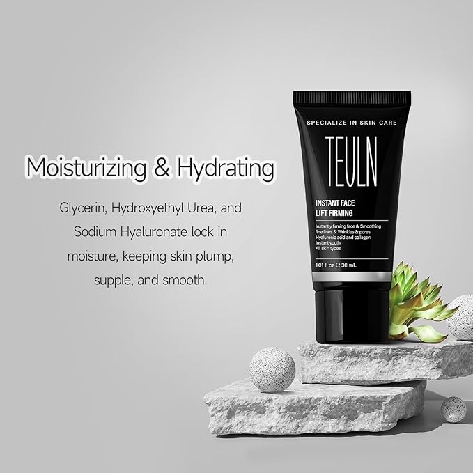 Instant Face Lift Cream,Instant Face Tightener, Smoothing Fine Lines, Wrinkles and Pores ，Smoothing Fine Lines， Helps Improve the Look of Sagging Skin on Neck & Face