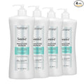 Suave Moisture Repair Sulfate-Free Conditioner with Hyaluronic Acid & Aloe Vera, Hydrates & Restores Dry, Damaged Hair, 4 Count, 28 FL OZ