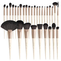 DUcare 30Pcs Professional Grade Labeled Makeup Brushes Set, Large Foundation Powder Contour Concealer eyeshadow Blush EyeLiner Make up Brushes,Premium Synthetic hair,Vegan Cruelty-free