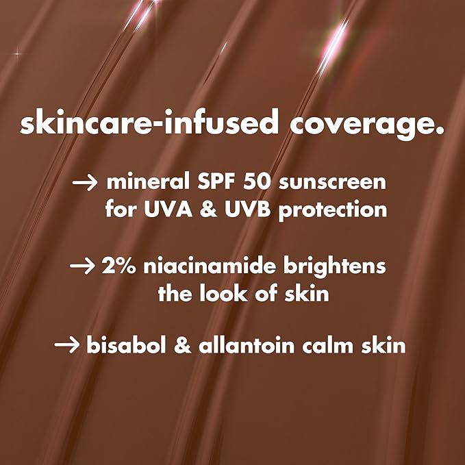 e.l.f. Halo Glow Skin Tint SPF 50, Tinted Moisturizer For Light, Buildable Coverage, Creates A Natural Glow, Vegan & Cruelty-Free, 11 Tan Warm