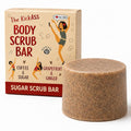 Morava Body Scrub Bar – Solid Sugar Body Scrub with Coffee & Sugar, Exfoliating & Moisturizing Body Scrub, Plastic-Free, Grapefruit & Ginger, 3.17 oz
