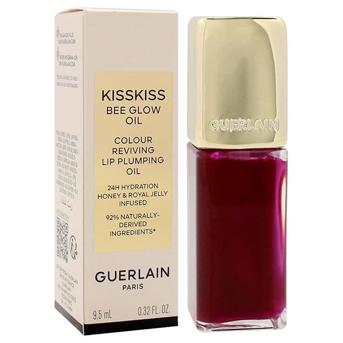Guerlain Kiss Kiss Bee Glow Oil - 809 Lavender Glow for Women - 0.3 oz Lip Oil