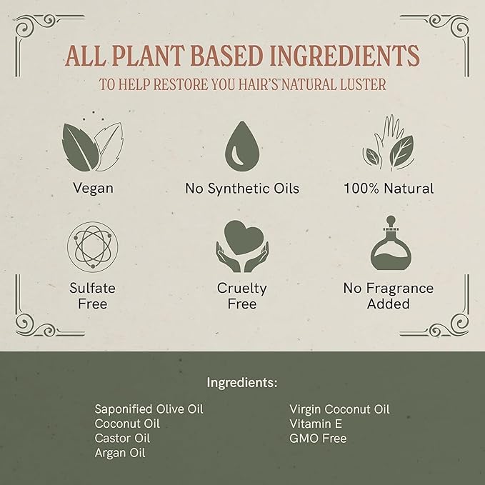 J.R.LIGGETT'S Shampoo Bar - Jojoba & Peppermint Formula, All Natural Bar Shampoo for Hair with Jojoba Oil, Peppermint Essential Oil, Sulfate-Free Hair Cleanser for Balanced Scalp, 3.5 oz - 1 Pack
