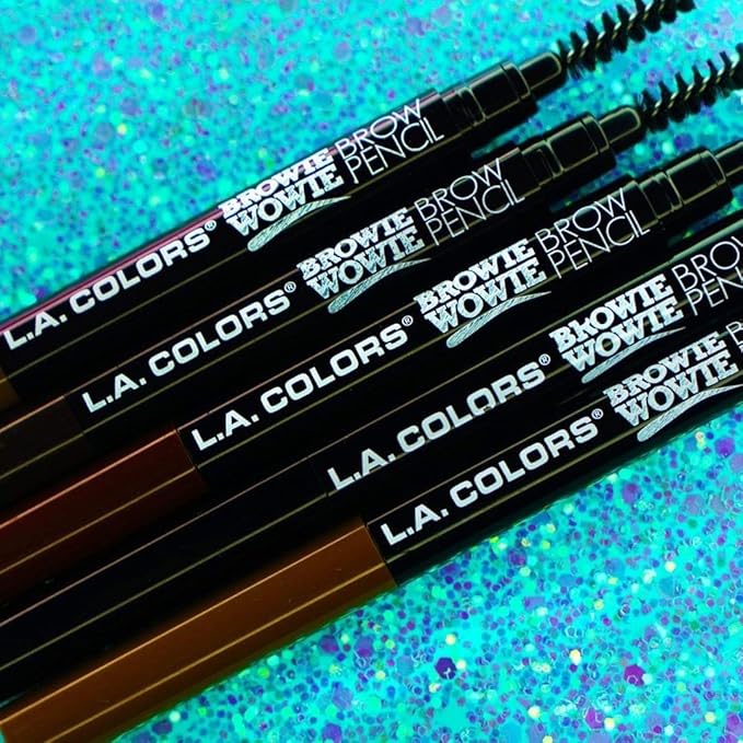 L.A. COLORS Browie Wowie Brow Pencil, Soft Brown CBP403 (Pack of 2)