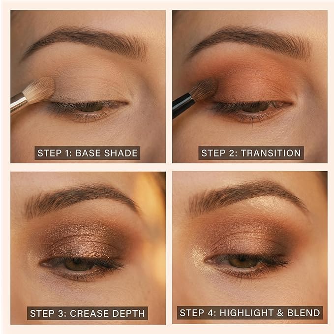 Nude Eyeshadow Palette, Color Eyeshadow Palette, Highly Pigmented, Blendable for Vibrant Everyday Looks Smokey Eyes,Neutral to Warm Tones, Versatile Matte Shimmer Shades (XI03 Cocoa Rich)