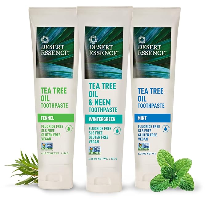 Tea Tree Oil & Neem Wintergreen Toothpaste (6pk)