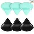 6 Pieces Triangle Powder Puff Soft Makeup Sponge Make Puff for Face Powder Cosmetic Foundation Sponge Makeup Tool