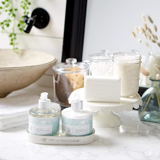 Pre de Provence Collection Shea Butter Enriched Silky Smooth Emollient Hand Lotion, Sea Salt, 11 Fl Oz