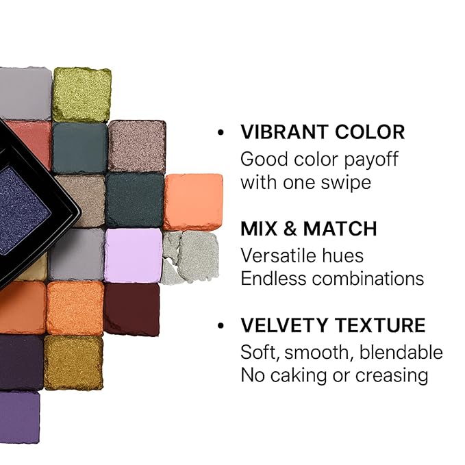 K'APEINE Nude Neutral Eyeshadow Palette, 40Colors Matte and Shimmer Eye Shadows Smokey Goth Makeup Palette Warm Brown Waterproof Makeup Kit for Everyday, Versatile Makeup Looks