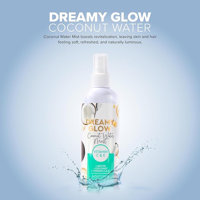 Nicka K New York, Dreamy Glow Batana & Coconut Mist, Hydrating Hair & Body Mist, Nourishing Spray with Batana Oil, Vitamins B5, C & E (Coconut Water)