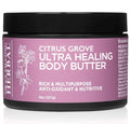 Ora's Amazing Herbal Ultra Healing Body Butter, Intensive Moisturizer For Dry Skin, Marjoram & Bergamot Essential Oil, 8 oz, Citrus Grove Scent