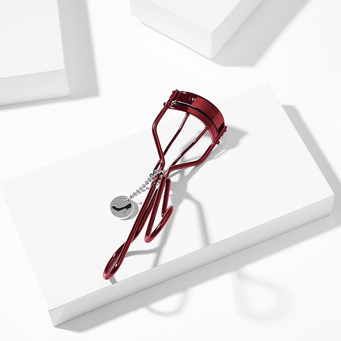 Tweezerman Devil Wears Prada 2 Eyelash Curler with Refill Pads - Makeup Eyelash Tool for All Eye Shapes