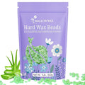 Mallowwax 1LB Aloe Hard Wax Beads, Hair Removal Wax for Full Body, Eyebrow, Legs, Bikini Brazilian Waxing - Perfect for Coarse and Fine Hair