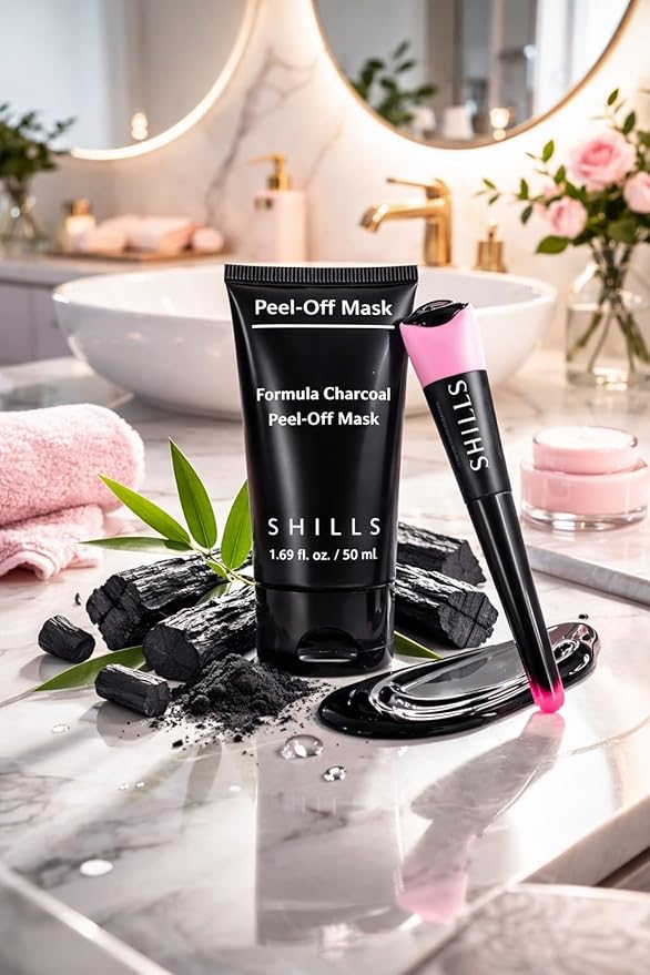 SHILLS Peel Off Mask With A Pink Brush