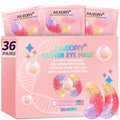 AILEORY Under Eye Patches (36 Pairs) - Tri-color Glitter Eye Gel Pads for Dark Circles, Puffy Eyes, Under eye Bags, Wrinkles | Natural Collagen Under Eye Mask Patches, Gel Under Eye Patches