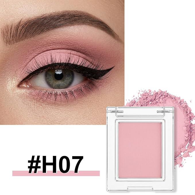 Erinde Matte Eyeshadow Palette Makeup, Neutral Single Eye Shadow Powder