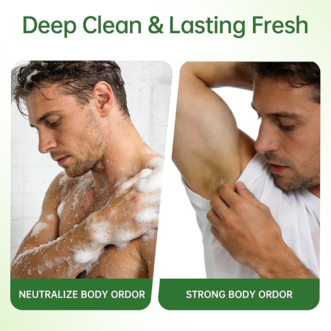 Tea Tree Body Wash, Natural Tea Tree Oil Body Cleanser for Antibacterial, Odor-Control & Itchy Skin Relief, Gentle and Refreshing Body Wash for Men and Women, 10.1 Fl Oz