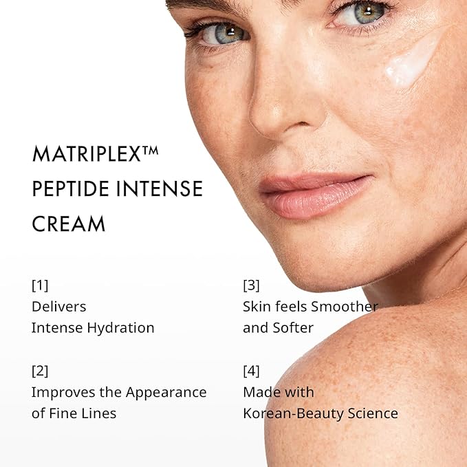 depology Matriplex™ Peptide Intense Cream | Infused with Matrixyl® 3000 | Matrixyl® | Synthe’6® | and Matrixyl® Morphomics® | Hydrating Facial Moisturizer | Improves Apearance of Fine Lines