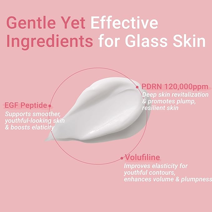 Salmon DNA PDRN 120,000 ppm EGF Peptide Serum & Cream Set w/Volufiline, Phyto PDRN 12%, Growth Factor – Anti-Aging Face Serum & Facial Cream with Niacinamide, Hyaluronic Acid – Korean Skincare Duo