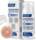 Antifungal Ringworm Treatment Cream, - Miconazole Nitrate 2% Antifungal Cream for Humans - For Fast Itch Relief, Jock Itch & Athlete's Foot - Cream with Ceramides & Tea Tree Oil, Non-Greasy, 3.53oz