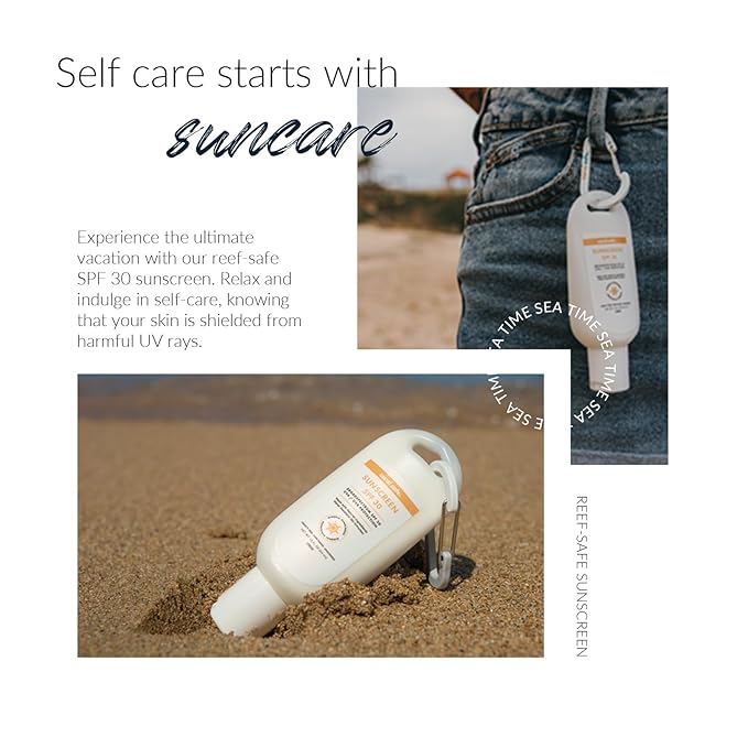 Reef Safe Mineral Sunscreen Lotion SPF 30/50 - Travel Size Sunscreen, Non-Nano Zinc Oxide, Biodegradable, Hawaii & Mexico Compliant, Oxybenzone Free, 1.5 oz by Coral Safe