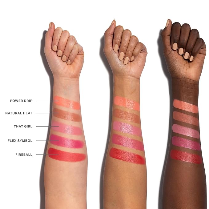 Morphe Hot Shot Blush Drops - Hydrating, Buildable Liquid Blush for Cheeks with Niacinamide and Antioxidants- Buildable, Waterweight Formula for a Natural Finish - Fireball (0.5 Fl Oz)