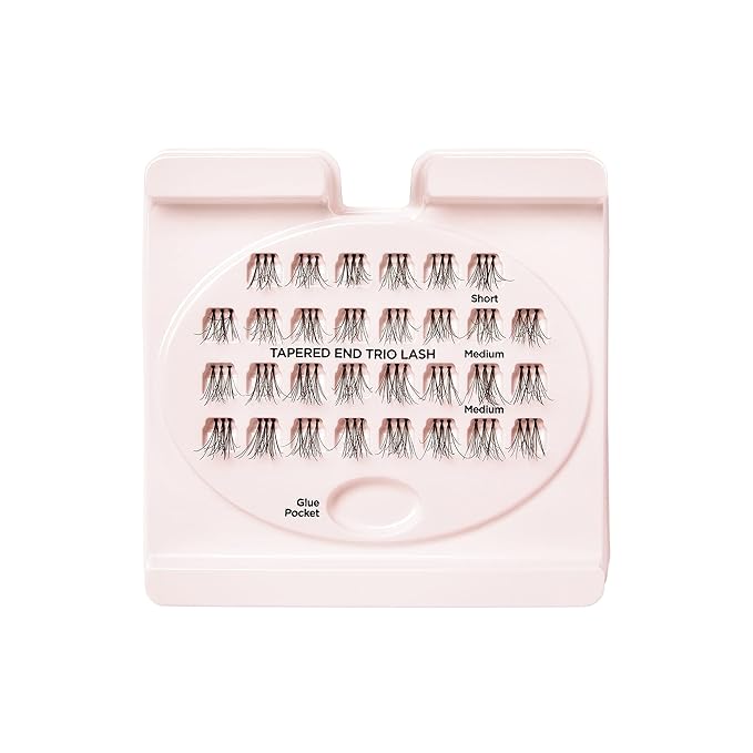 KISS Looks So Natural False Eyelashes Multipack, Lightweight & Comfortable, Tapered End Technology, Reusable, Cruelty-Free, Contact Lens Friendly, Style 'Moved', 30 Count (Pack of 1) Fake Eyelashes