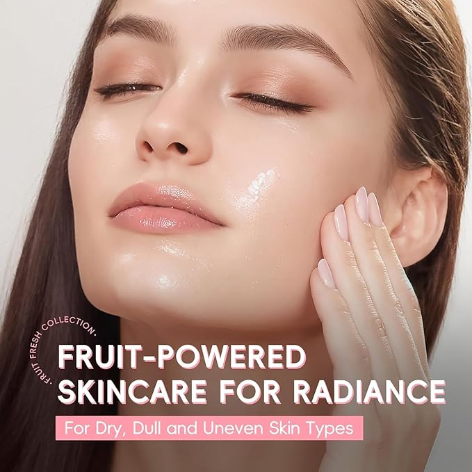 QUIYUM Watermelon Skin Care for Teen Girls, Daily Routine Skincare Sets- Smooth, Clean, Oil Control, Firm, Hydrate, Glow Up,, for All Skin 4PCS, Mother's Day Birthday Gift for Women, Wife, Girlfriend