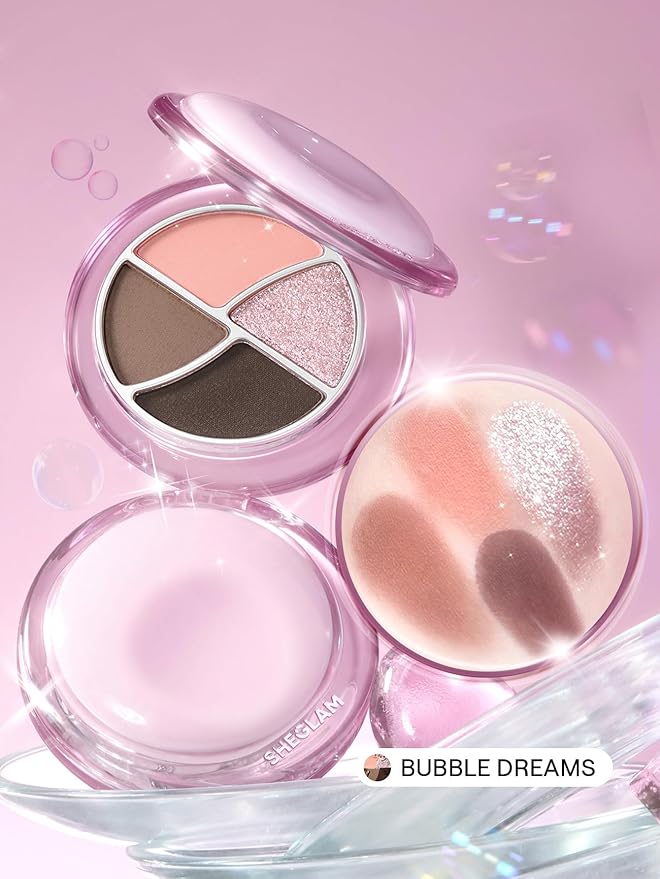 SHEGLAM Daydreamer Mini Palette 4 Colors Palette - Bubble Dreams