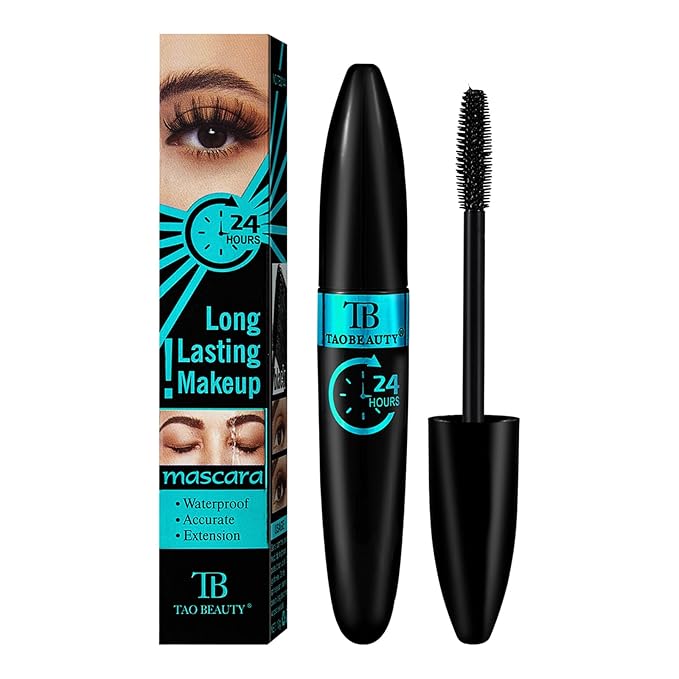 Mascara Volumizing & Lengthening for Clump-Free Dramatic Lashes Smudge-Proof & Waterproof Formula for All-Day Curl