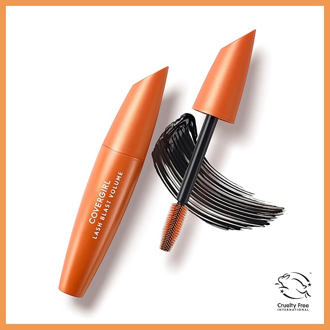COVERGIRL Lash Blast Volume Mascara, Long-Wearing, Smudge-Proof, Cruelty Free - Black (Pack of 2)