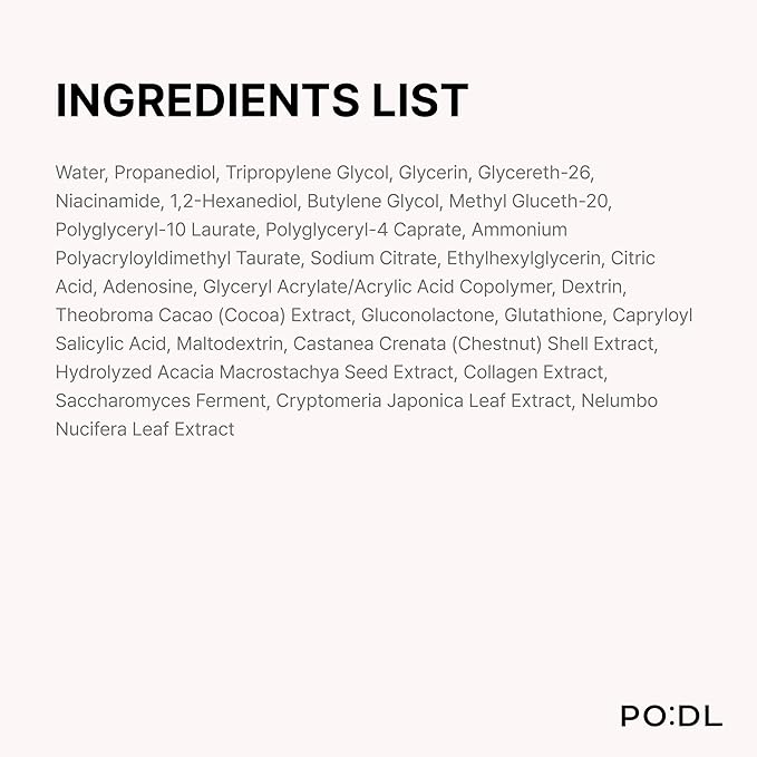 [PODL] Collagen Bubble Serum for Skin Elasticity Radiance Glow | Firming Hydrating Exfoliating Fast Absorbing Serum | K-Chestnut Collagen Niacinamide | No Fragrance 3.88 fl oz Korean Skincare