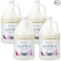 Ginger Lily Farms Botanicals Nourishing Body Wash, 100% Vegan & Cruelty-Free, Fragrance Free, 1 Gallon Refill (Pack of 4)