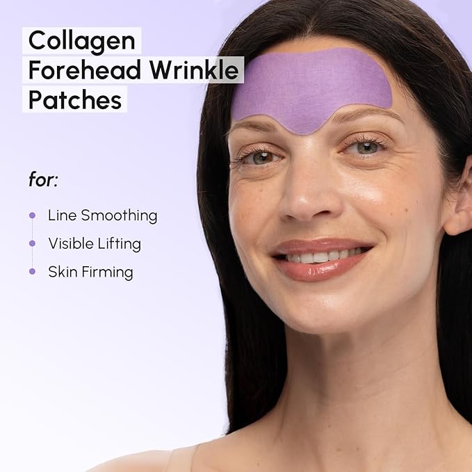 MAREE Forehead Wrinkle Patches – Collagen Wrinkle Patches with Retinol & Hyaluronic Acid for Face Lift – Fine Lines Deep Forehead Wrinkles Treatment Remover – Face Tape for Wrinkles Between Eyebrows