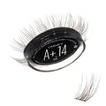Lashify Amplify Plus+ 14mm Eyelash Extensions Refill in Ash Color, Easy DIY False Lashes for the Most Delicate, Natural and Long Lasting Look
